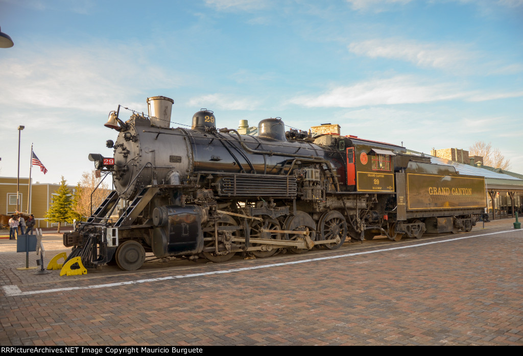 Grand Canyon Railway 2-8-0 Steam Locomotive